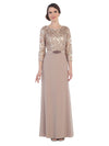 Long Mother of the Bride Formal Evening Gown - The Dress Outlet