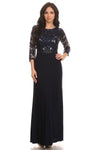 Long Mother of the Bride Formal Evening Gown - The Dress Outlet