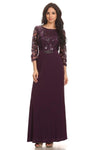 Long Mother of the Bride Formal Evening Gown - The Dress Outlet