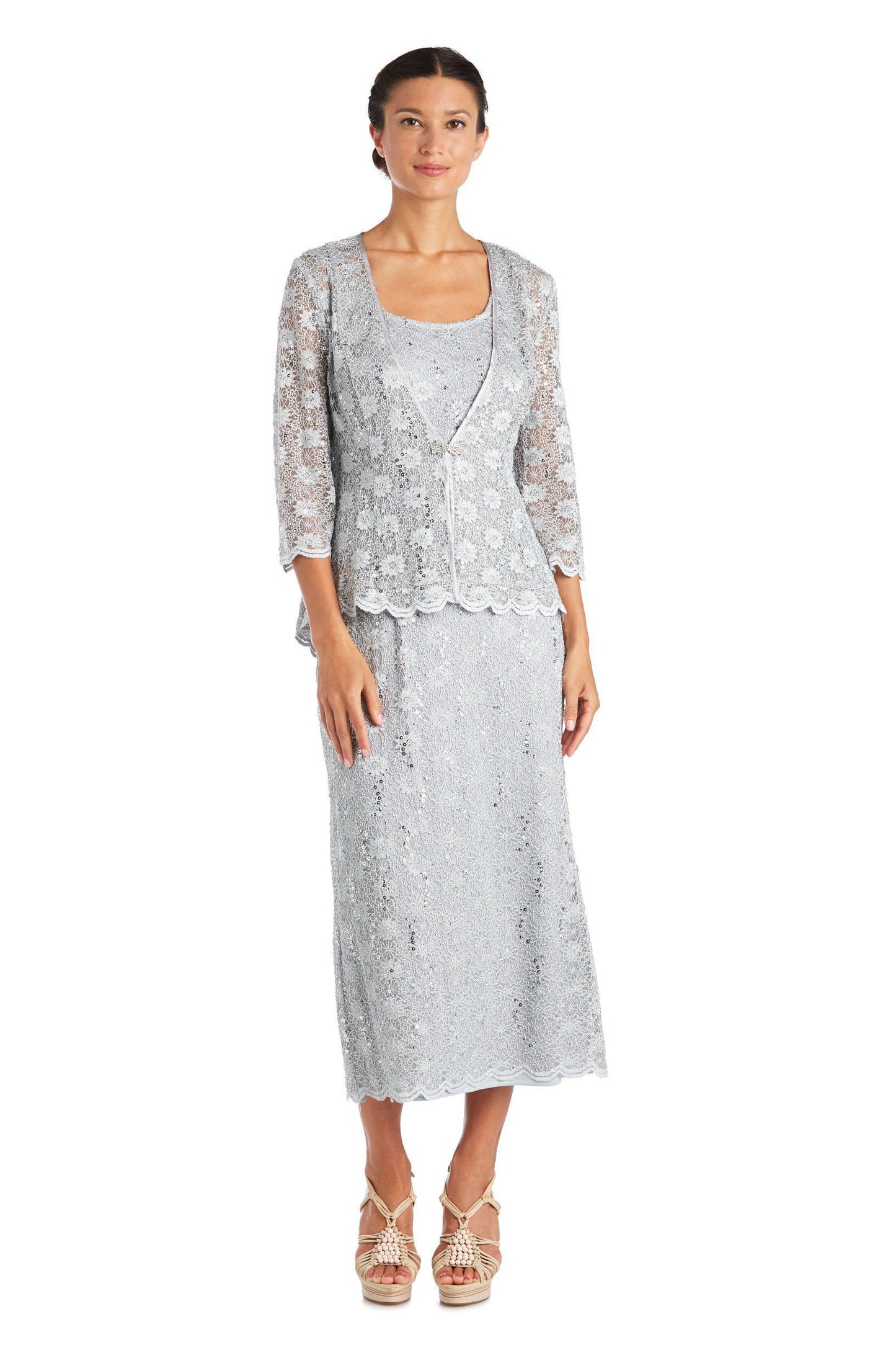 Long Mother of the Bride Jacket Dress Sale - The Dress Outlet