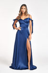 Long Off Shoulder Formal Bridesmaid Dress - The Dress Outlet