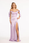 Long Off Shoulder Formal Bridesmaid Dress - The Dress Outlet