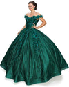 Long Off Shoulder Quinceanera Dress - The Dress Outlet