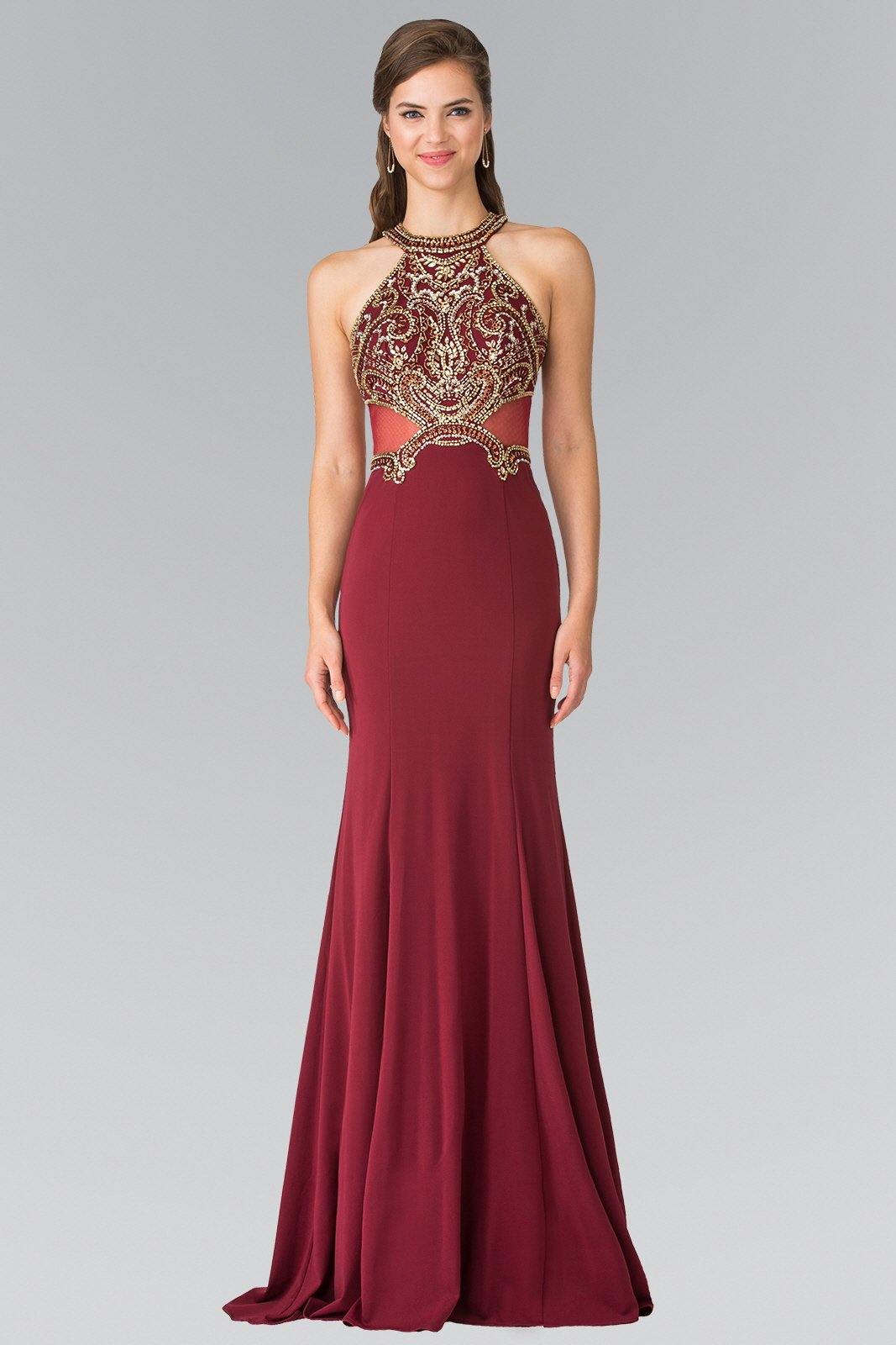 Long Prom Fitted Dress Sale - The Dress Outlet