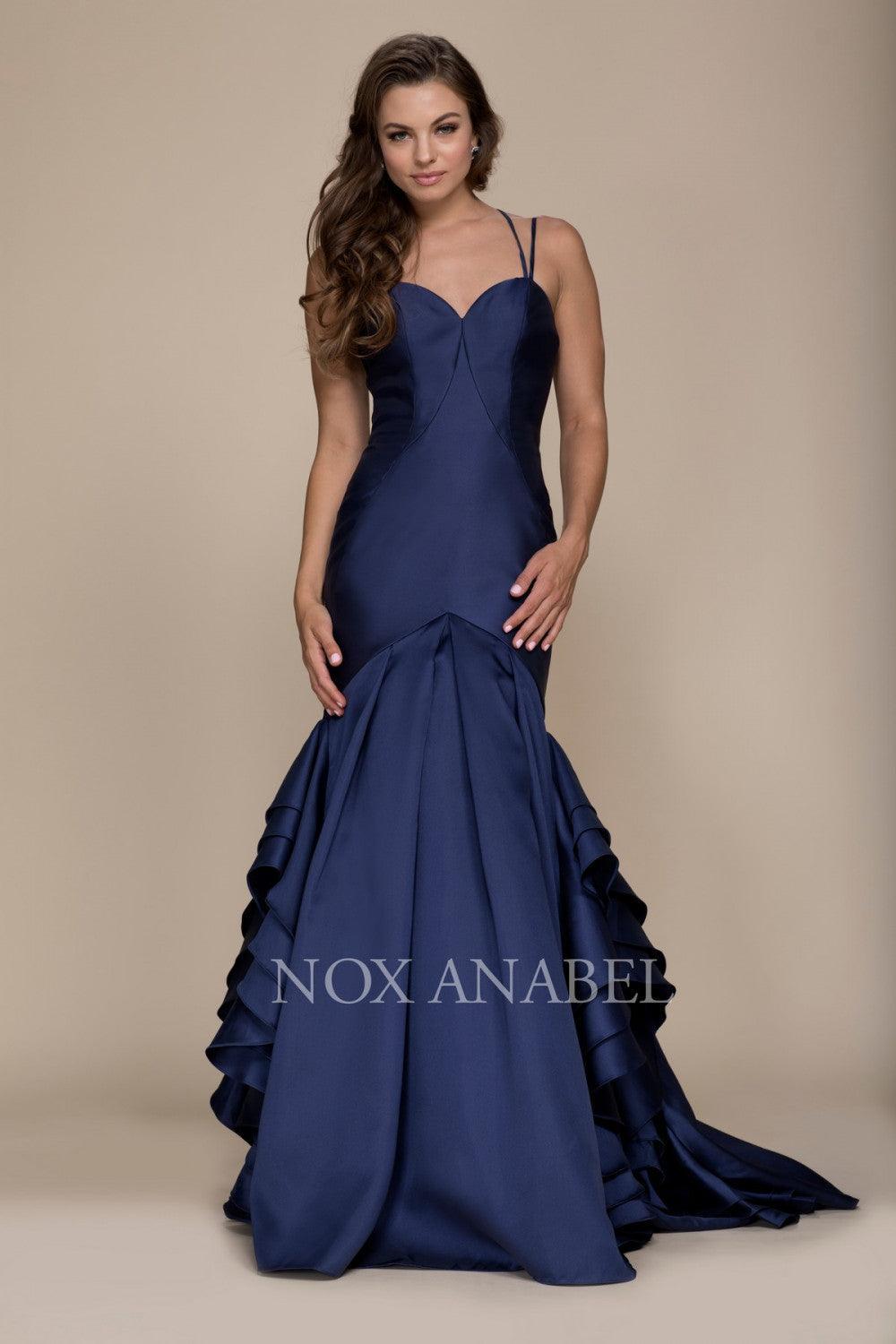 Long Prom Mermaid Ball Gown Formal Dress - The Dress Outlet Nox Anabel