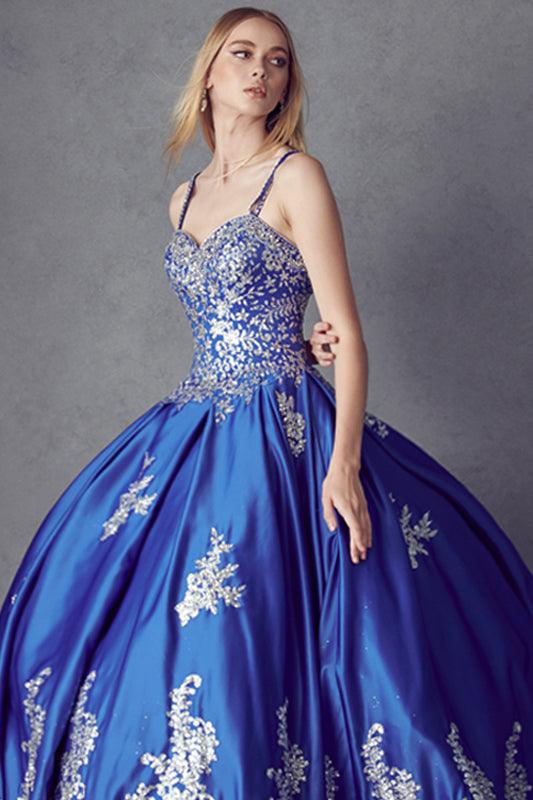 Long Quinceanera Dress Sweet 16 Ball Gown - The Dress Outlet