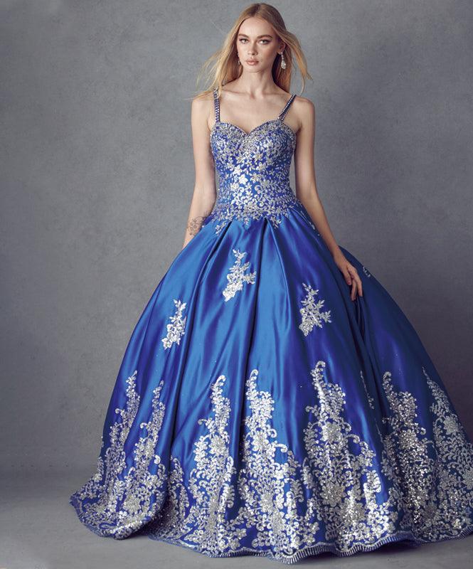 Long Quinceanera Dress Sweet 16 Ball Gown - The Dress Outlet