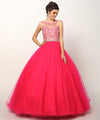 Long Quinceanera Dress Sweet 16 Floral Ball Gown - The Dress Outlet