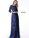 Long Sleeve Long Formal Dress 59376 - The Dress Outlet