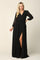 Long Sleeve Mother of the Bride Chiffon Dress - The Dress Outlet