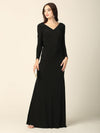 Long Sleeve Mother of the Bride Formal Dress - The Dress Outlet