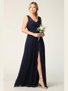 Long Sleeveless Bridesmaid Dress - The Dress Outlet