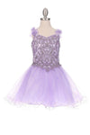 Long Sleeveless Flower Girls Dress - The Dress Outlet