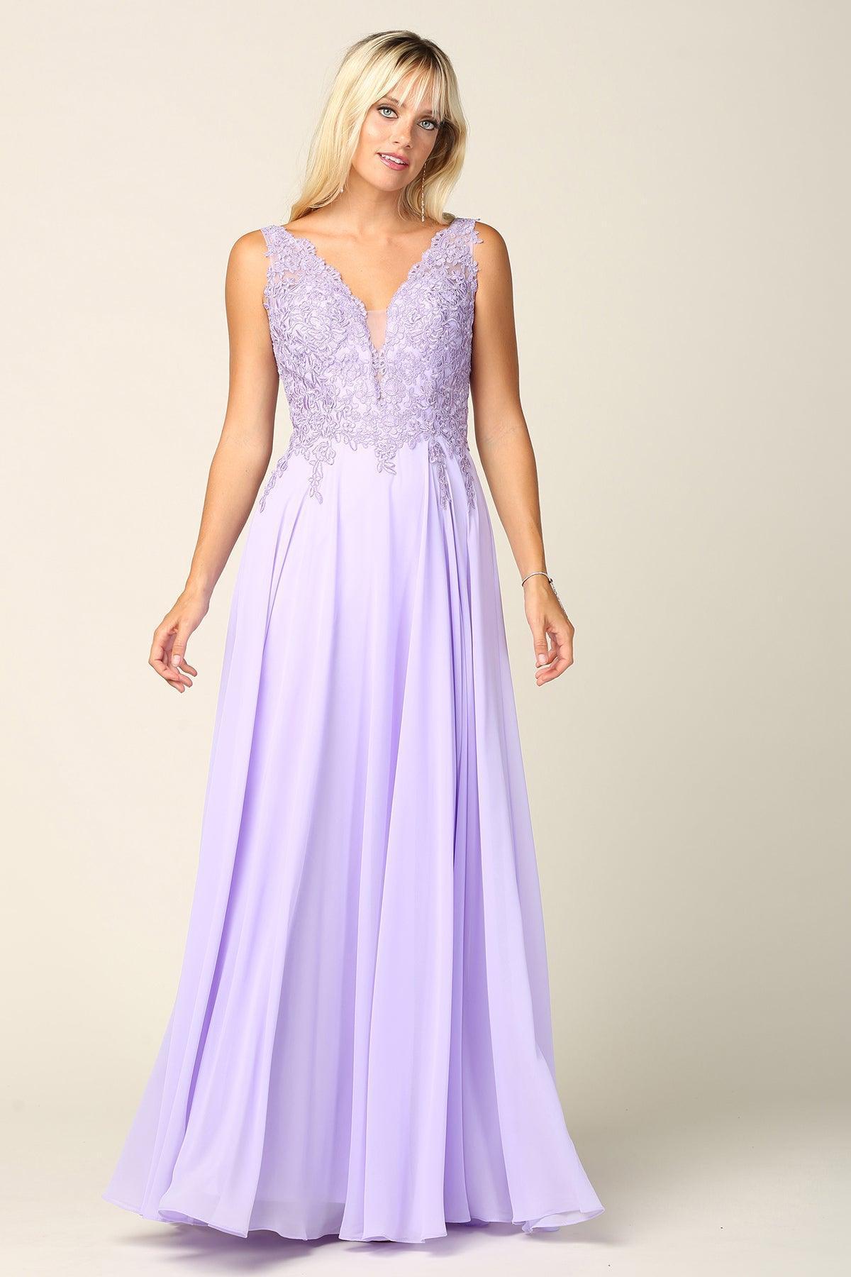 Long Sleeveless Formal Mother of the Bride Dress Sale - The Dress Outlet