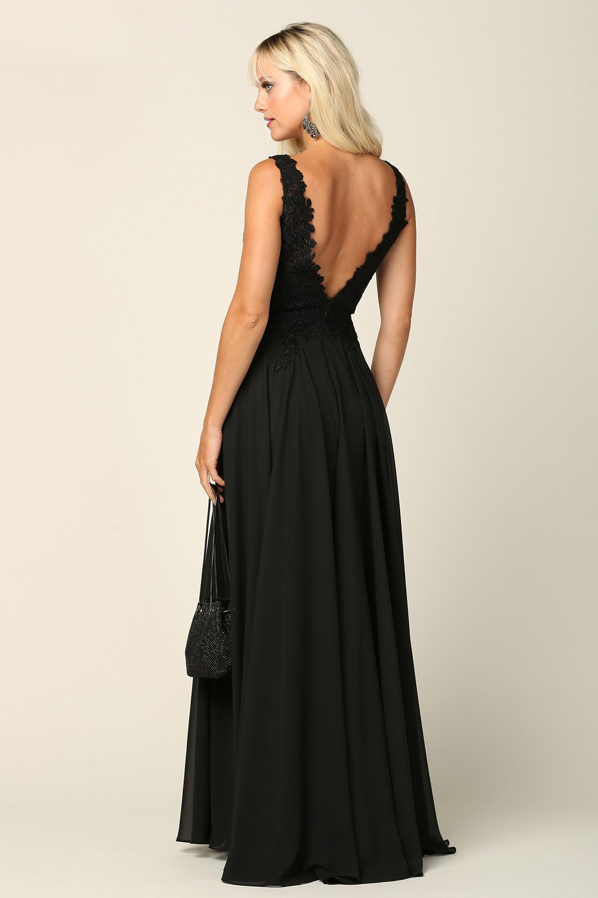 Long Sleeveless Formal Mother of the Bride Dress Sale - The Dress Outlet