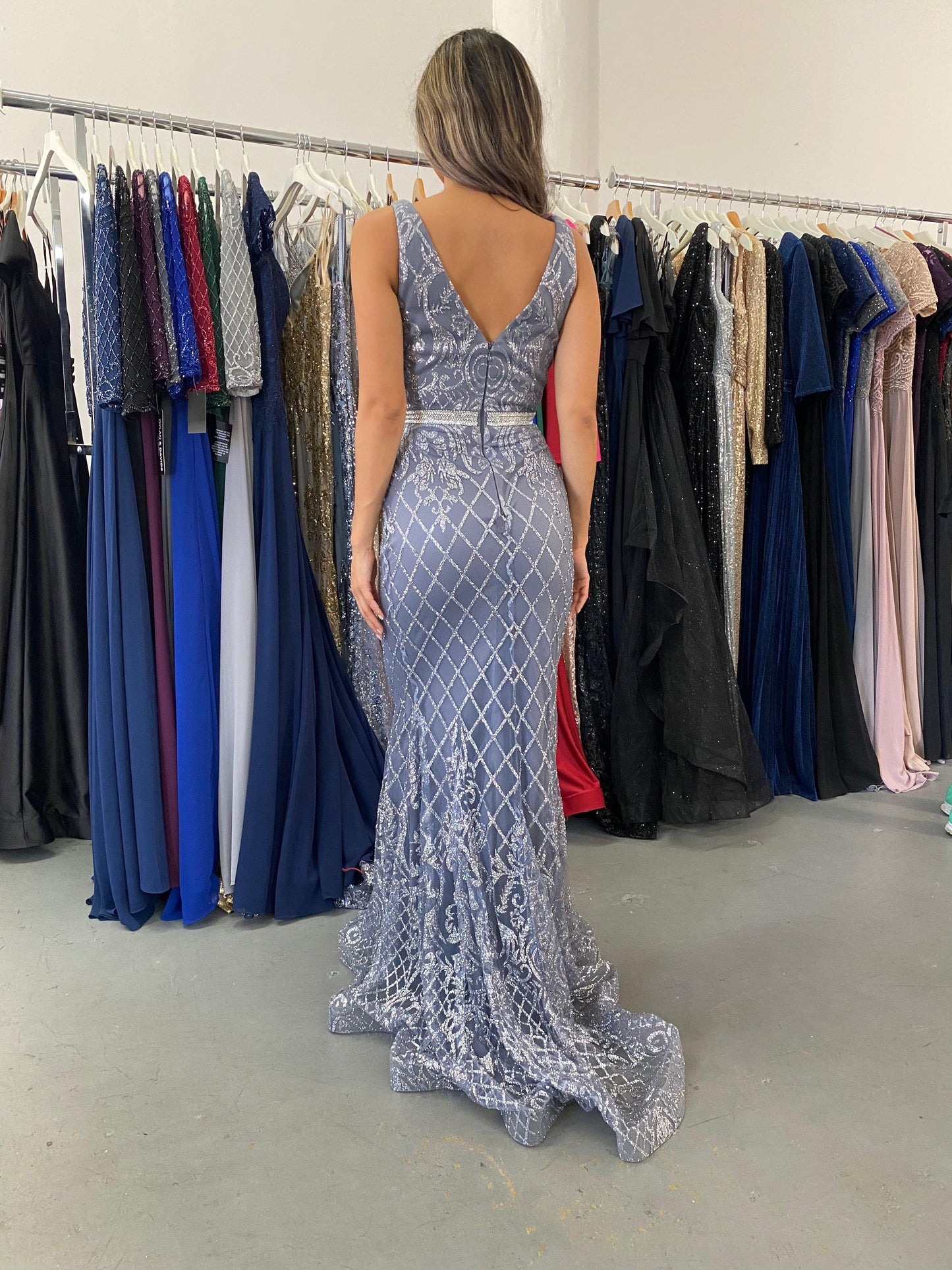 Long Sleeveless Prom Dress Sale - The Dress Outlet