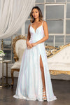 Long Spaghetti Strap Formal Prom Dress - The Dress Outlet