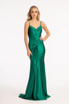 Long Spaghetti Strap Mermaid Prom Dress - The Dress Outlet