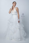 Long V Neck Bridal Dress Sale - The Dress Outlet