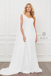 Long White Gown Wedding Dress - The Dress Outlet