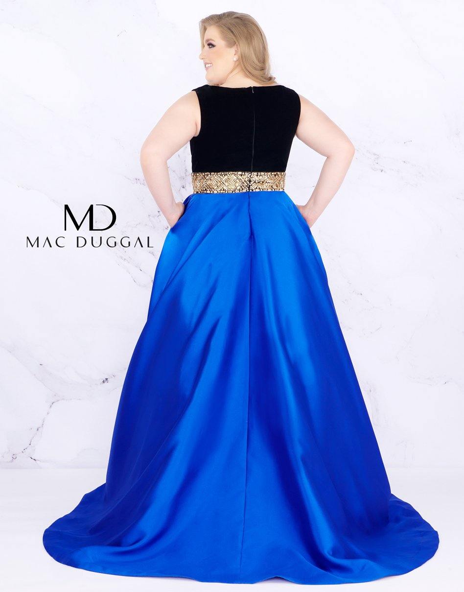 Mac Duggal Fabulous Long Sleeveless Ballgown 66787F - The Dress Outlet