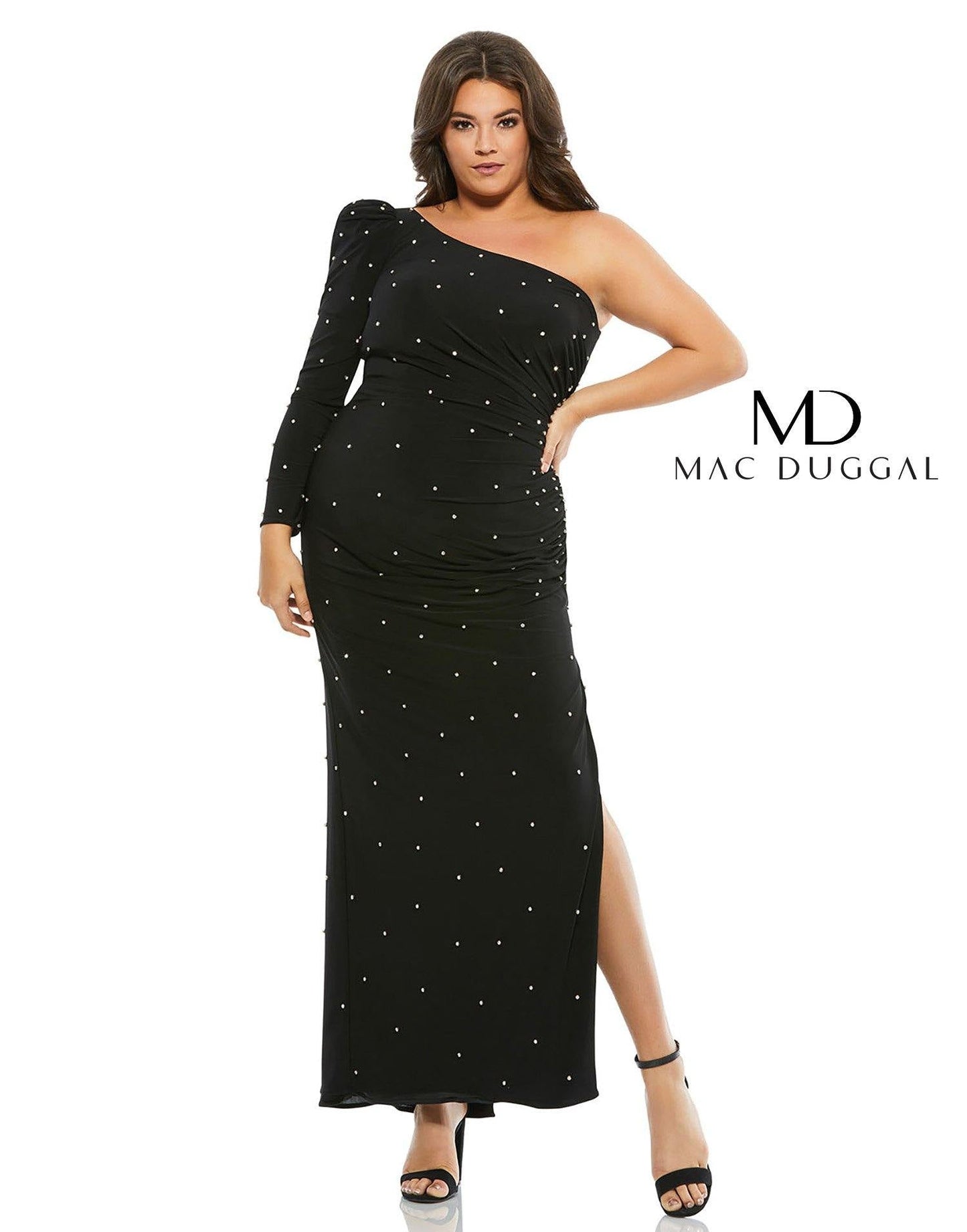 Mac Duggal Fabulouss Long Plus Size Dress 67733 - The Dress Outlet