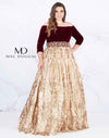 Mac Duggal Fabulouss Plus Size Long Dress 66831F - The Dress Outlet