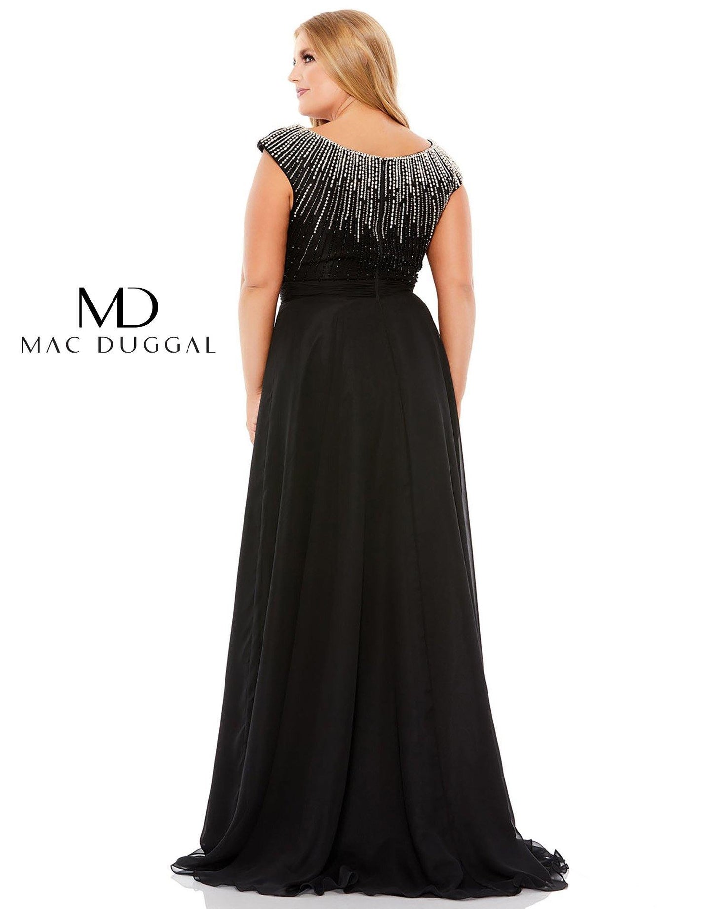 Mac Duggal Fabulouss Plus Size Long Dress 67735 - The Dress Outlet