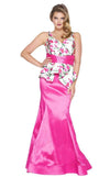 Mac Duggal Fabulouss Plus Size Long Dress 77172F - The Dress Outlet