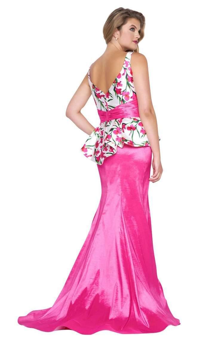 Mac Duggal Fabulouss Plus Size Long Dress 77172F - The Dress Outlet