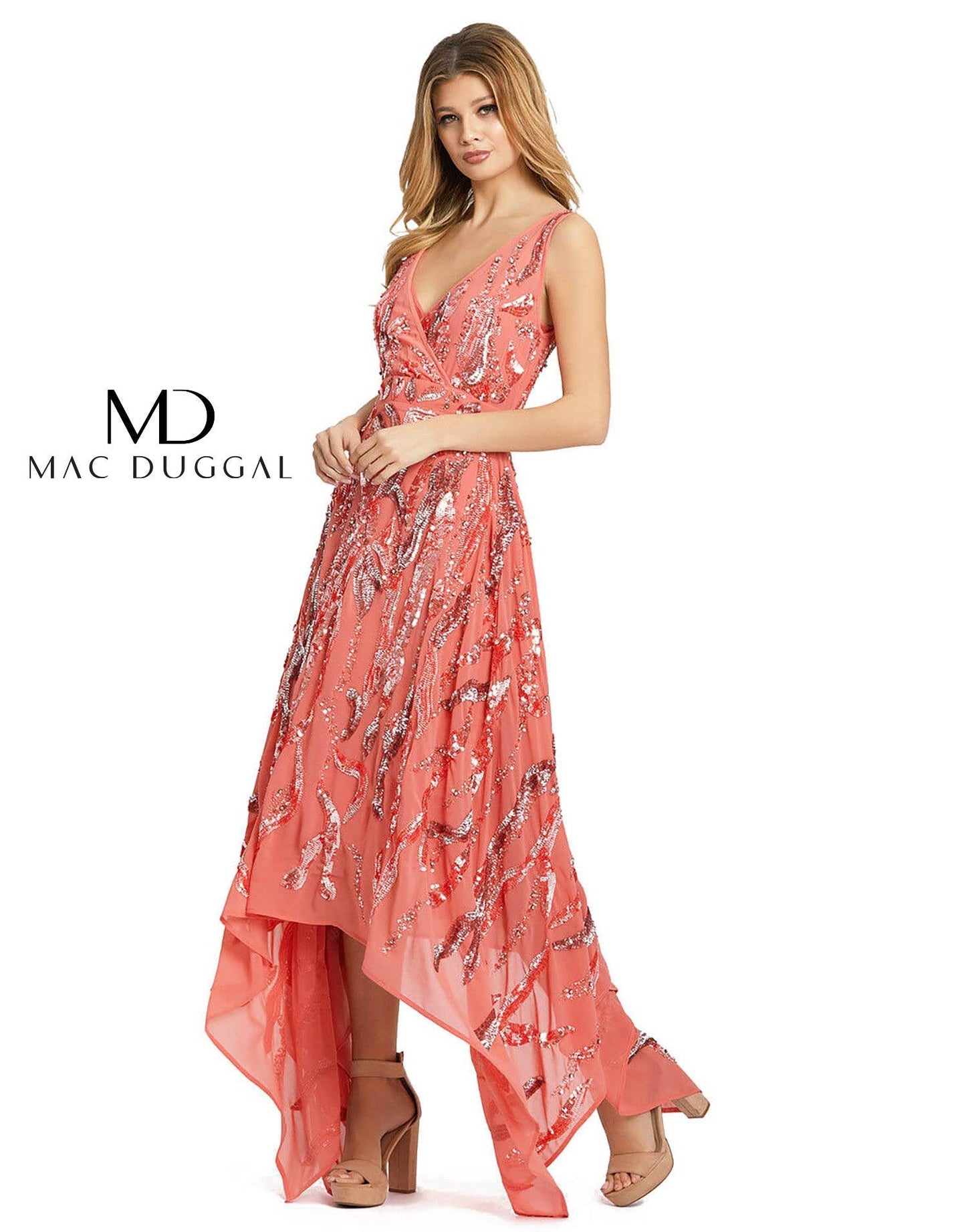 Mac Duggal Formal Sleeveless Dress 10524 Sale - The Dress Outlet