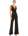 Jumpsuit Formal Sleeveless Sequin Jumpsuit Black