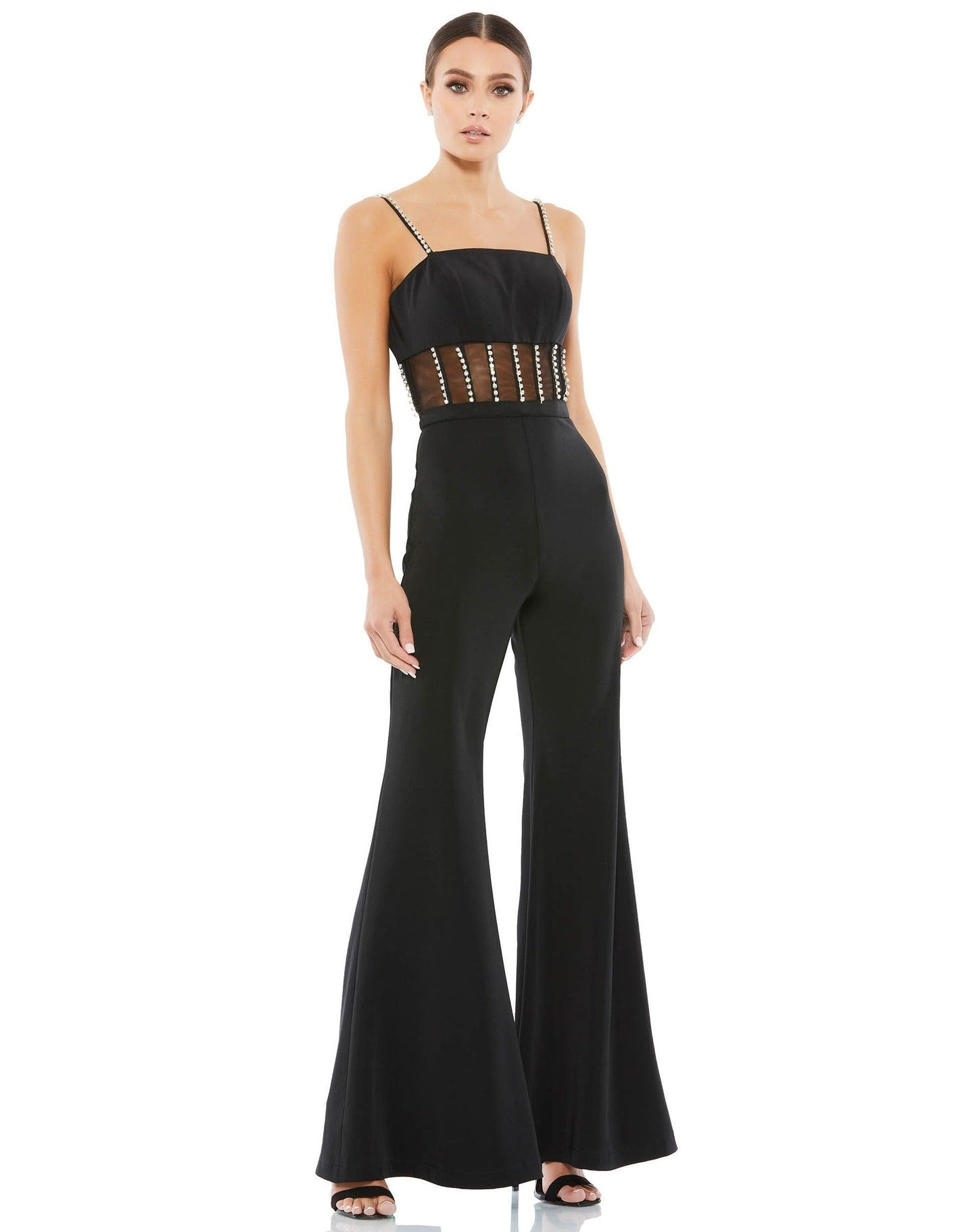 Mac Duggal Formal Spaghetti Strap Jumpsuit 26601 - The Dress Outlet