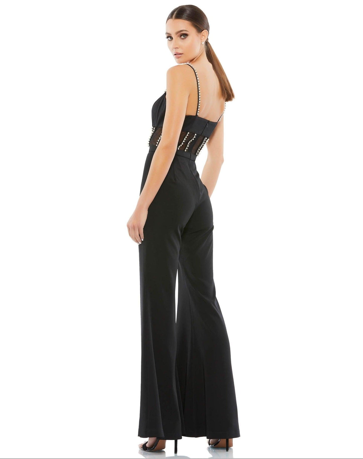 Mac Duggal Formal Spaghetti Strap Jumpsuit 26601 - The Dress Outlet