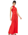 Mac Duggal Halter Long Formal Dress 49520 - The Dress Outlet