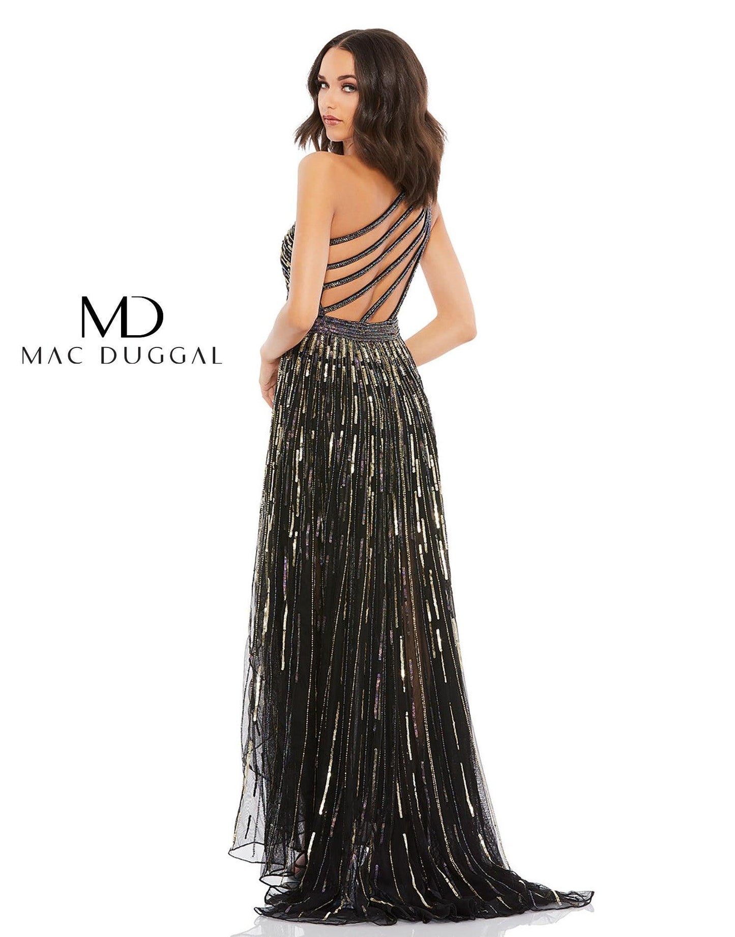 Mac Duggal High Low Prom Formal Dress 5381 Sale - The Dress Outlet