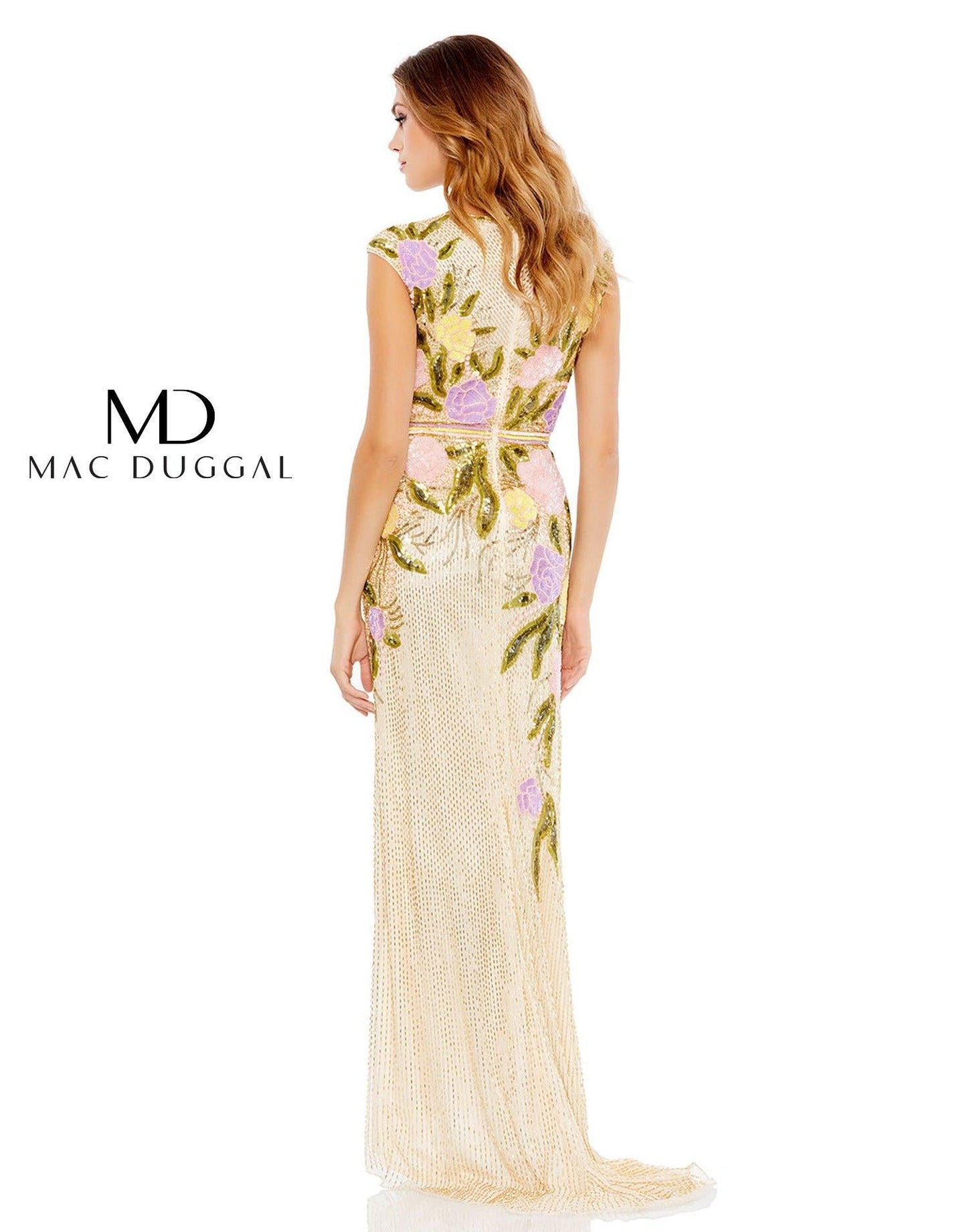 Mac Duggal Long Formal Beaded Dress 5420 Sale - The Dress Outlet