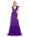 Mac Duggal Long Formal Chiffon Prom Dress 68069 - The Dress Outlet