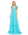 Mac Duggal Long Formal Chiffon Prom Dress 68069 - The Dress Outlet