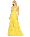 Mac Duggal Long Formal Chiffon Prom Gown 67967 - The Dress Outlet