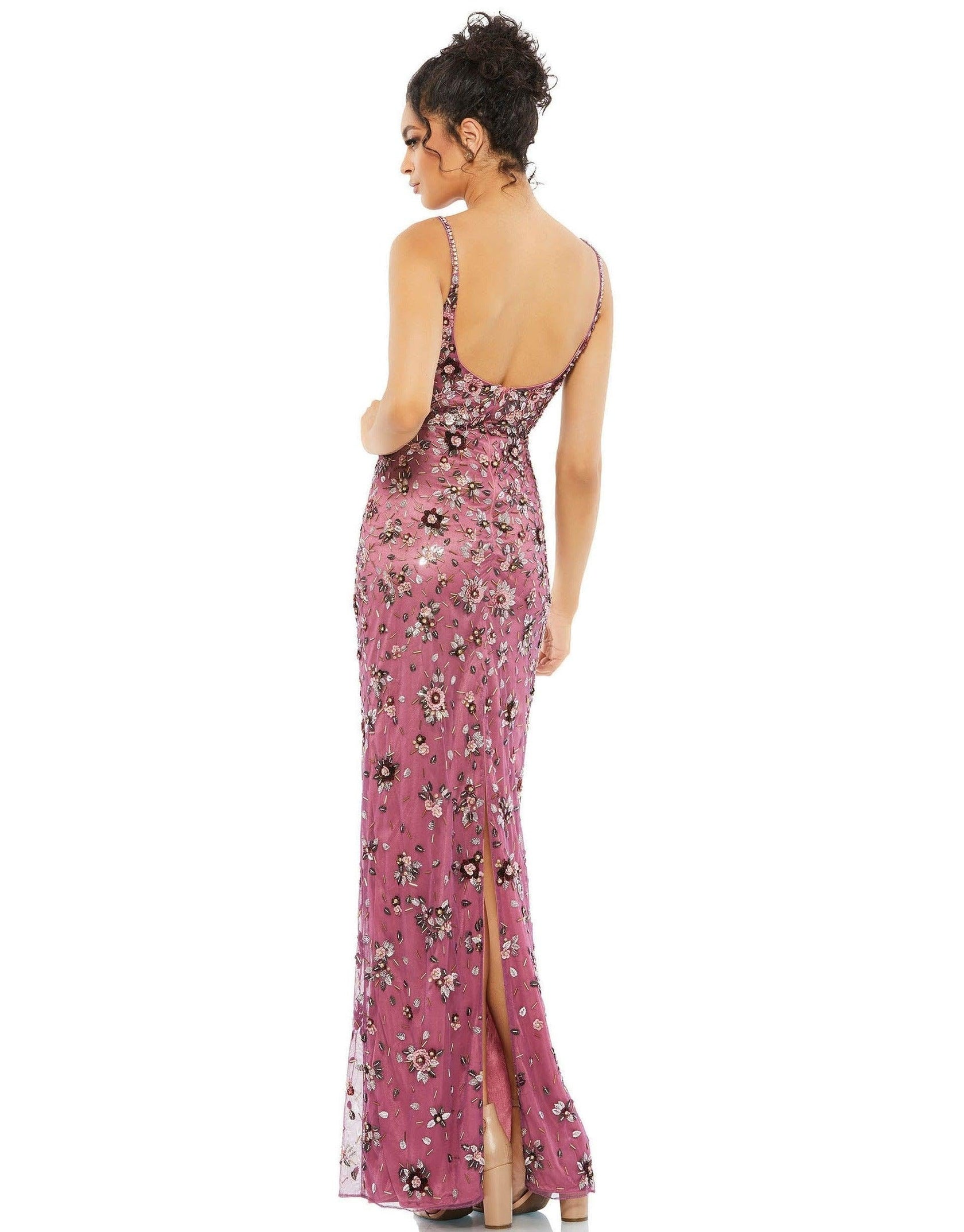 Slate Grey Mac Duggal 5477 Long Formal Evening Prom Gown for $598.0 ...