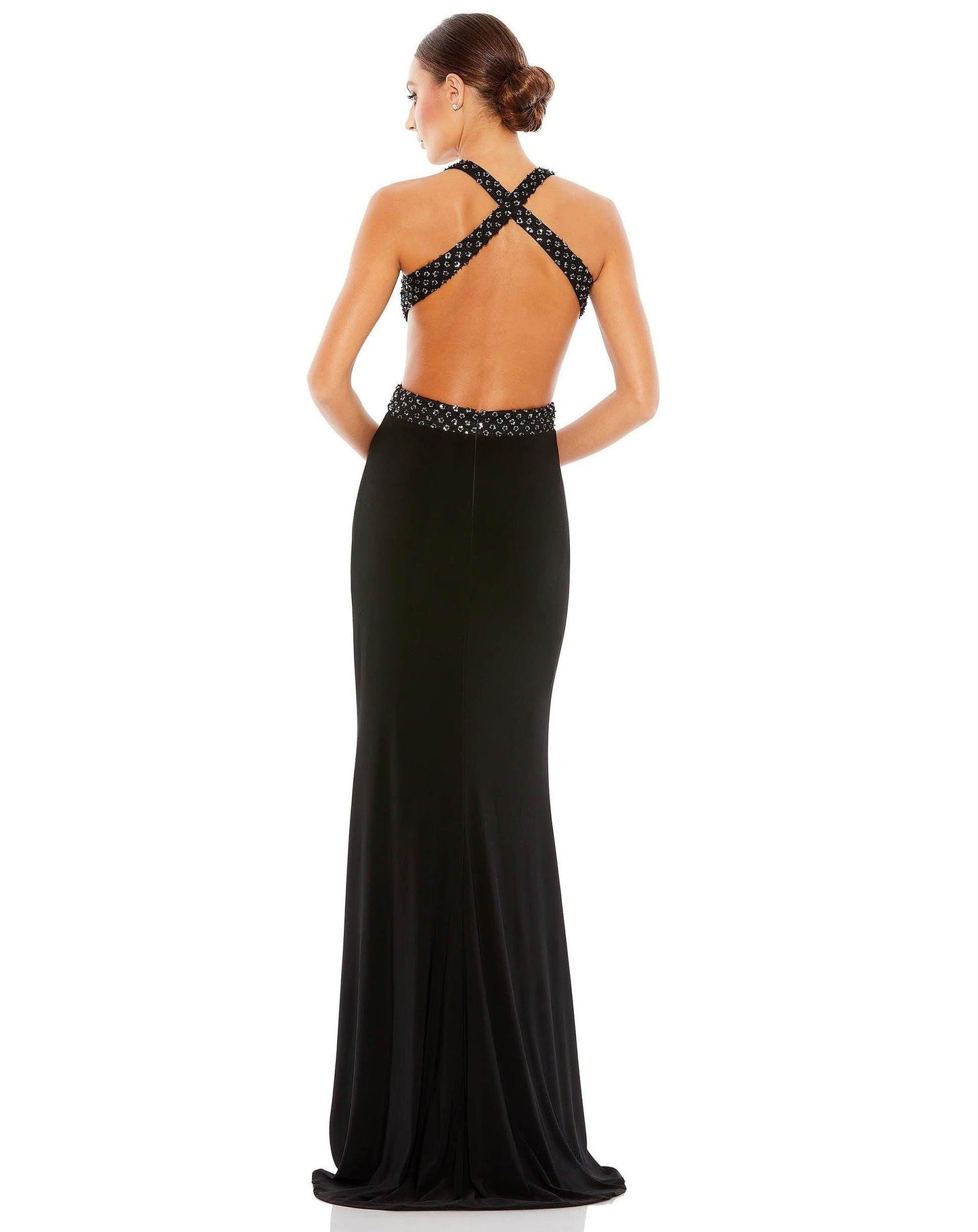 Mac Duggal Long Formal Fitted Prom Dress 68166 - The Dress Outlet