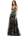 Mac Duggal Long Formal Floral Prom Dress 5400 - The Dress Outlet