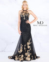 Mac Duggal Long Formal Halter Prom Dress 30578M - The Dress Outlet