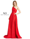 Mac Duggal Long Formal One Shoulder Lace Gown 12363 - The Dress Outlet