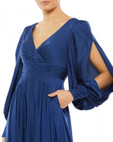 Midnight Mac Duggal 67847 Long Mother of the Bride Dress for $398.0 ...