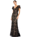 Mac Duggal Long Mother of the Bride Lace Gown 50644 - The Dress Outlet