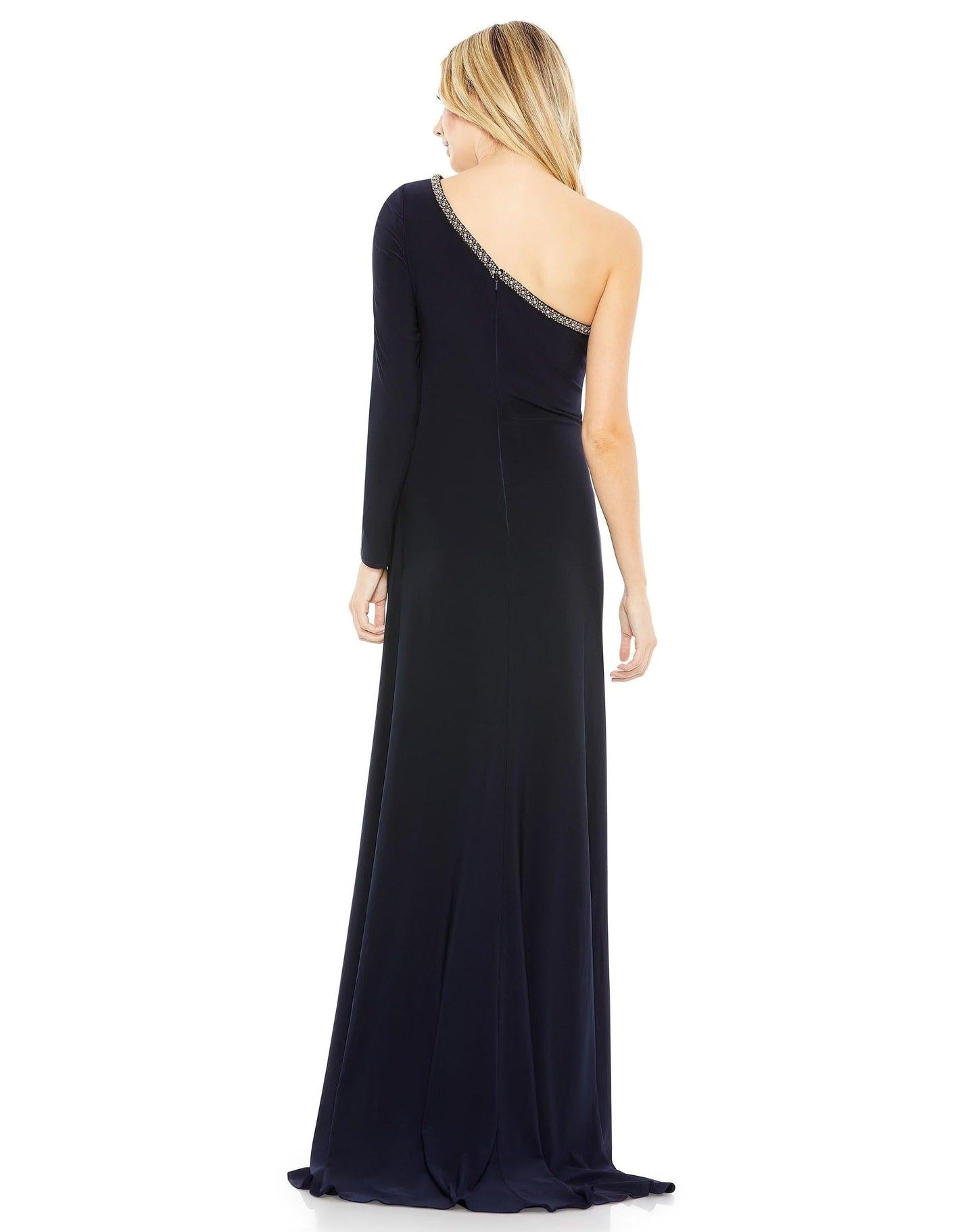 Mac Duggal Long One Shoulder Formal Dress 26039 - The Dress Outlet