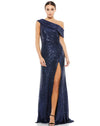 Mac Duggal Long One Shoulder Formal Dress 26550 - The Dress Outlet