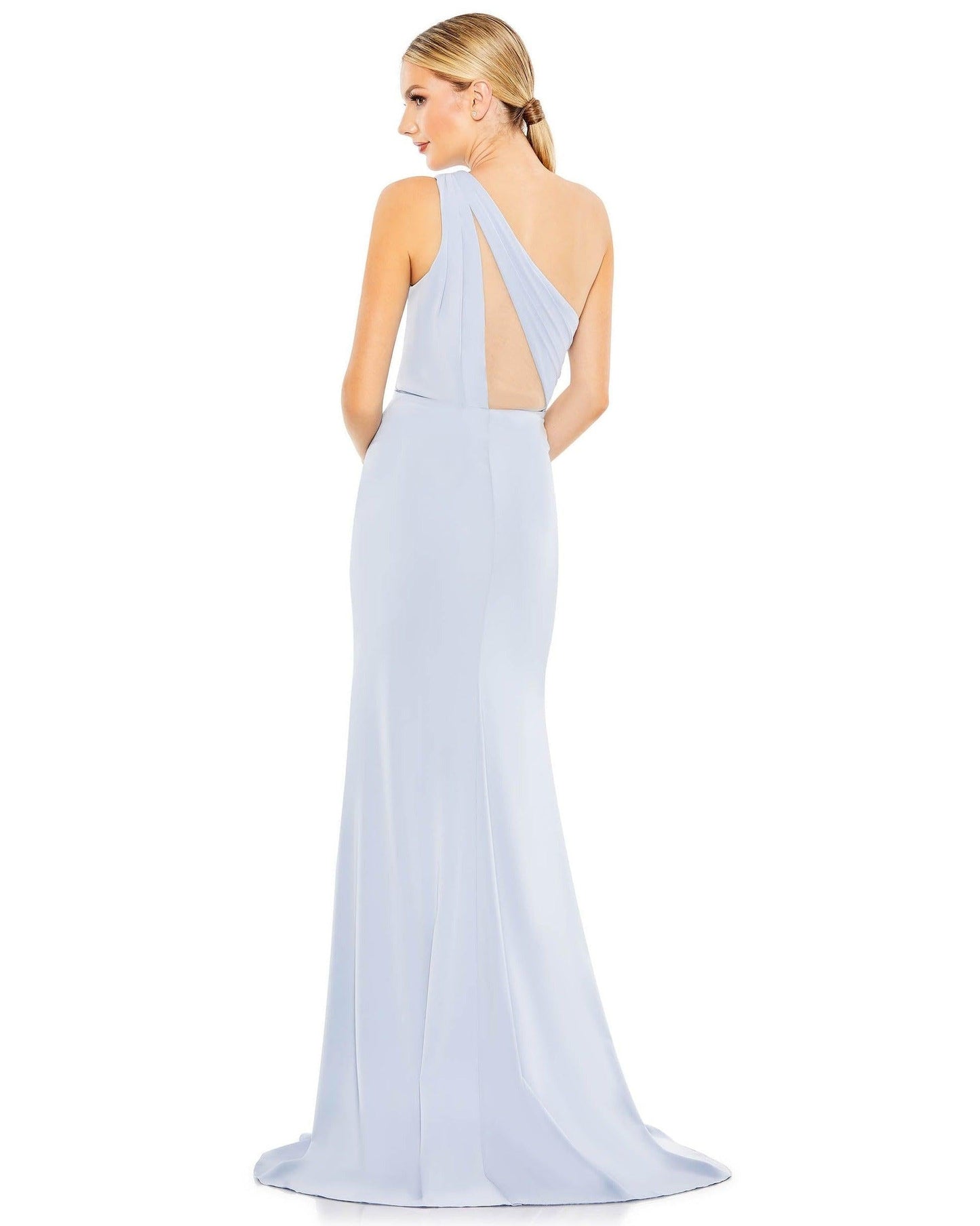 Mac Duggal Long One Shoulder Formal Prom Gown 50668 - The Dress Outlet